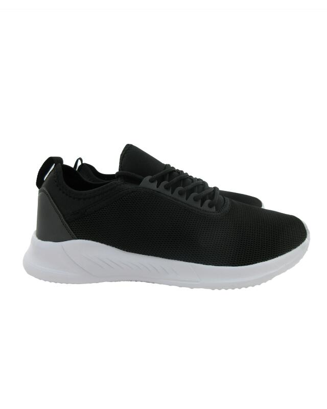 Sporty sneakers for men, black — KiK, authentic German product in Morocco