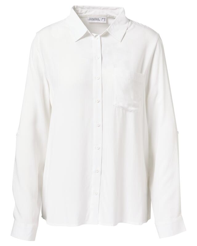 Blouse for women, white (KiK Weiße Bluse (weiß)) — KiK, authentic German product in Morocco