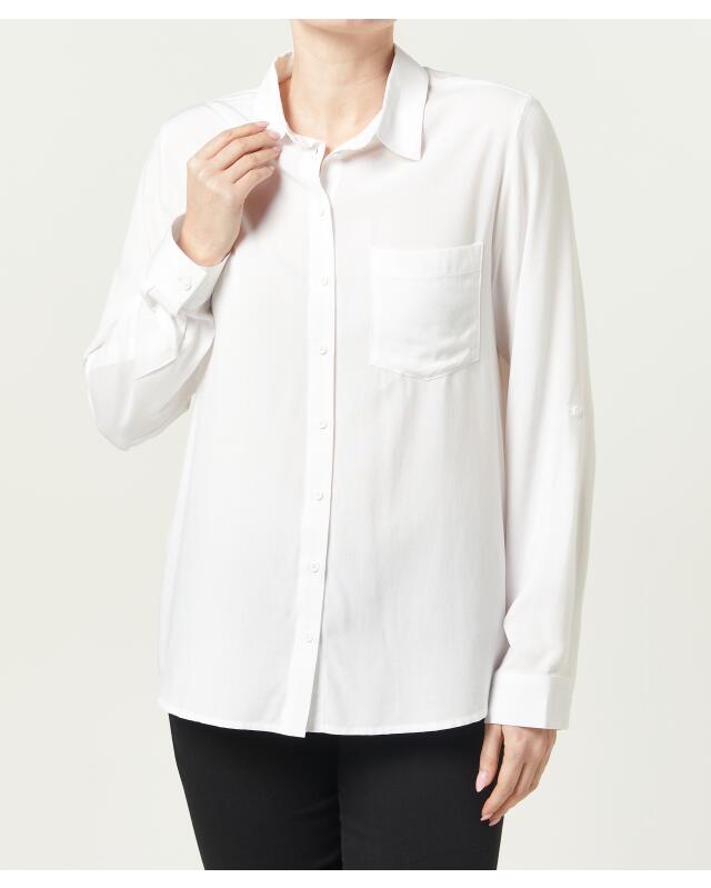 Blouse for women, white — KiK, authentic German product in Morocco