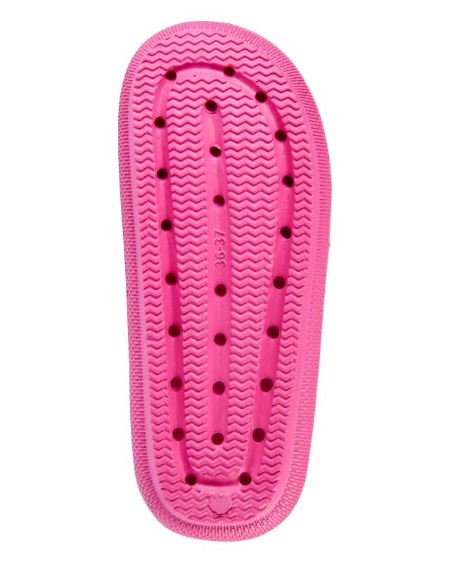 Slides for women, hot pink (KiK Badeschlappen (pink)) — KiK, authentic German product in Morocco