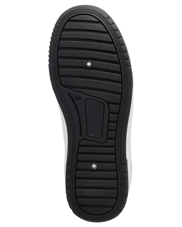 Baskets skater femme, noir/blanc (KiK Skater-Sneaker (schwarz/weiß)) — KiK, produit allemand authentique au Maroc