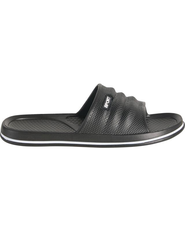 Claquettes femme, noir (KiK Badelatschen (schwarz)) — KiK, produit allemand authentique au Maroc