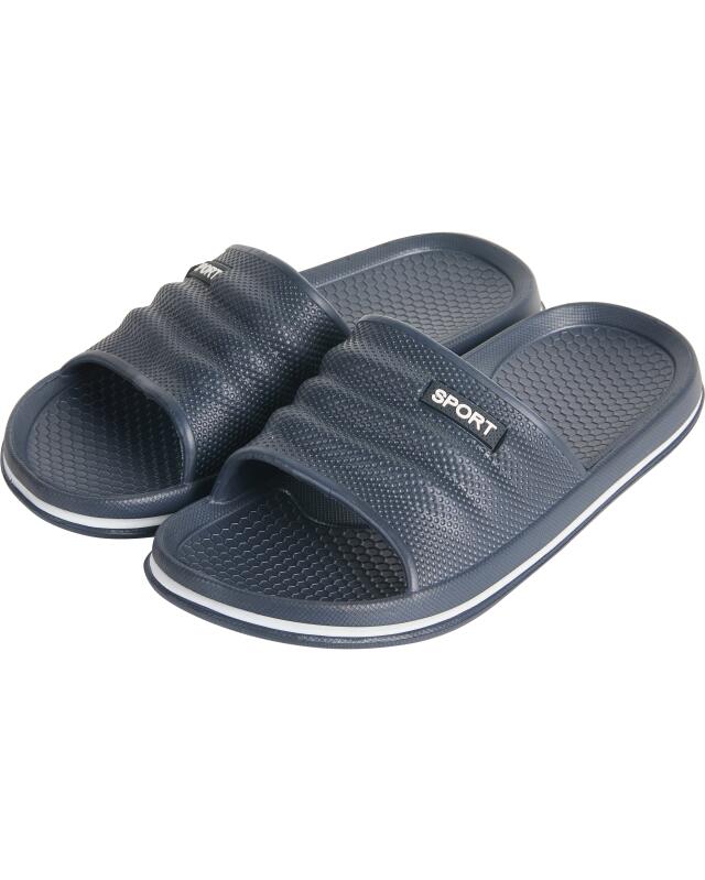 Slides for women, navy (KiK Badelatschen (dunkelblau)) — KiK, authentic German product in Morocco