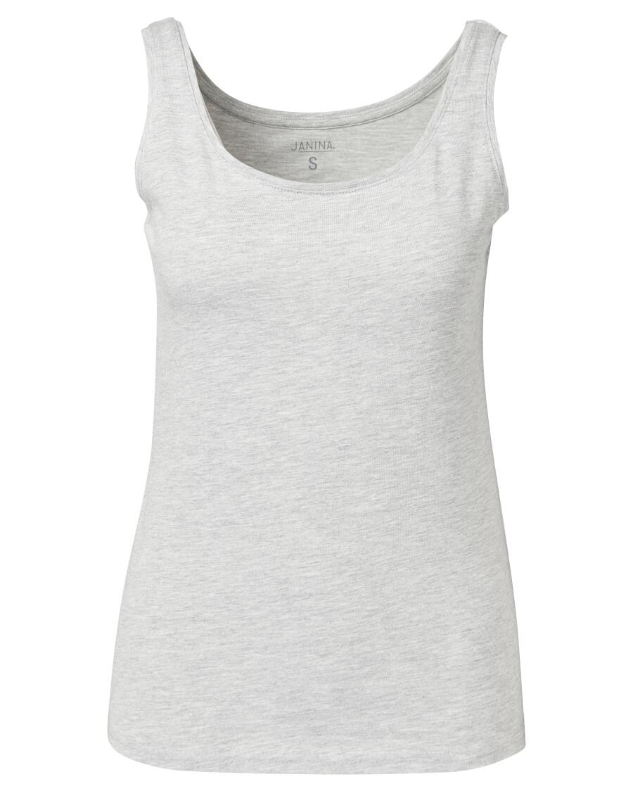 Top basic Janina, okrągły dekolt
