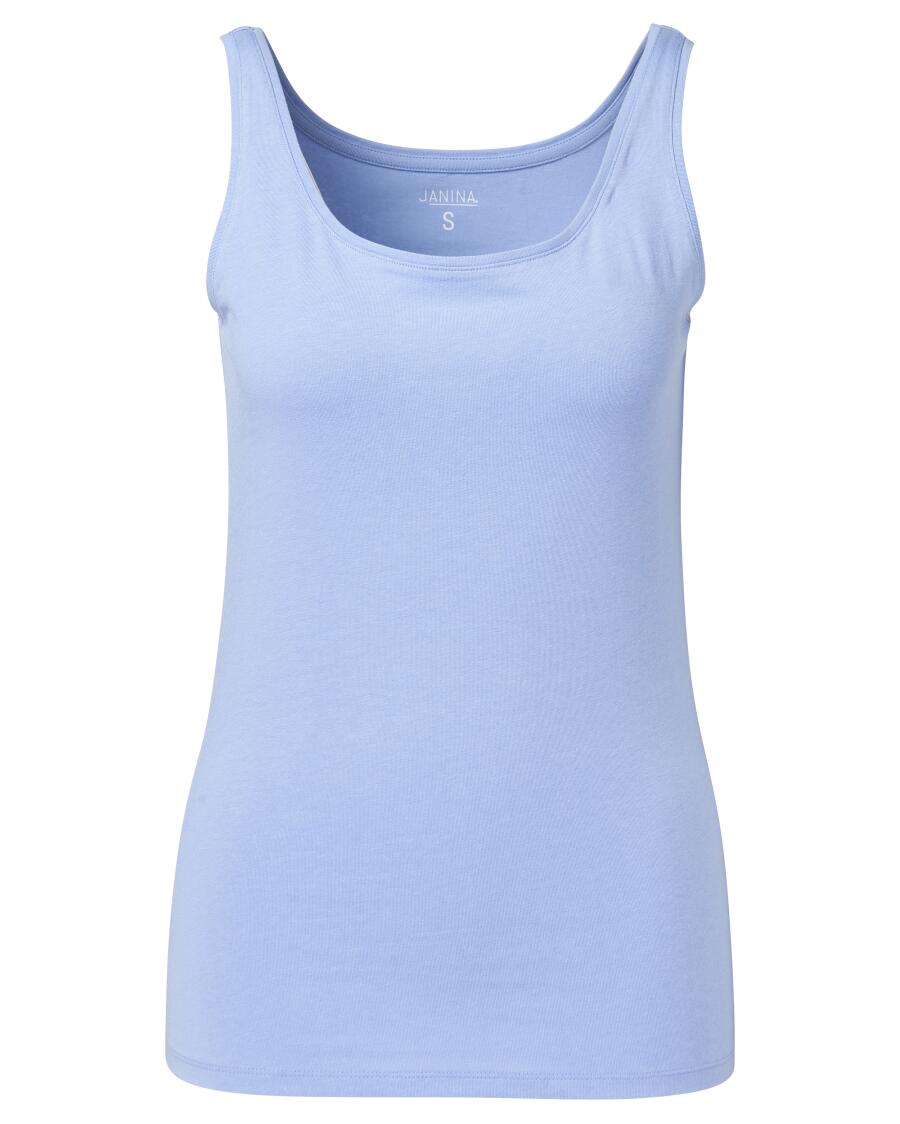 Top basic Janina, okrągły dekolt