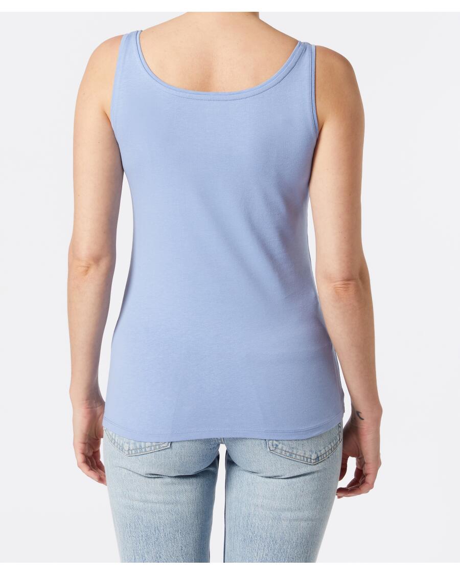 Top basic Janina, okrągły dekolt