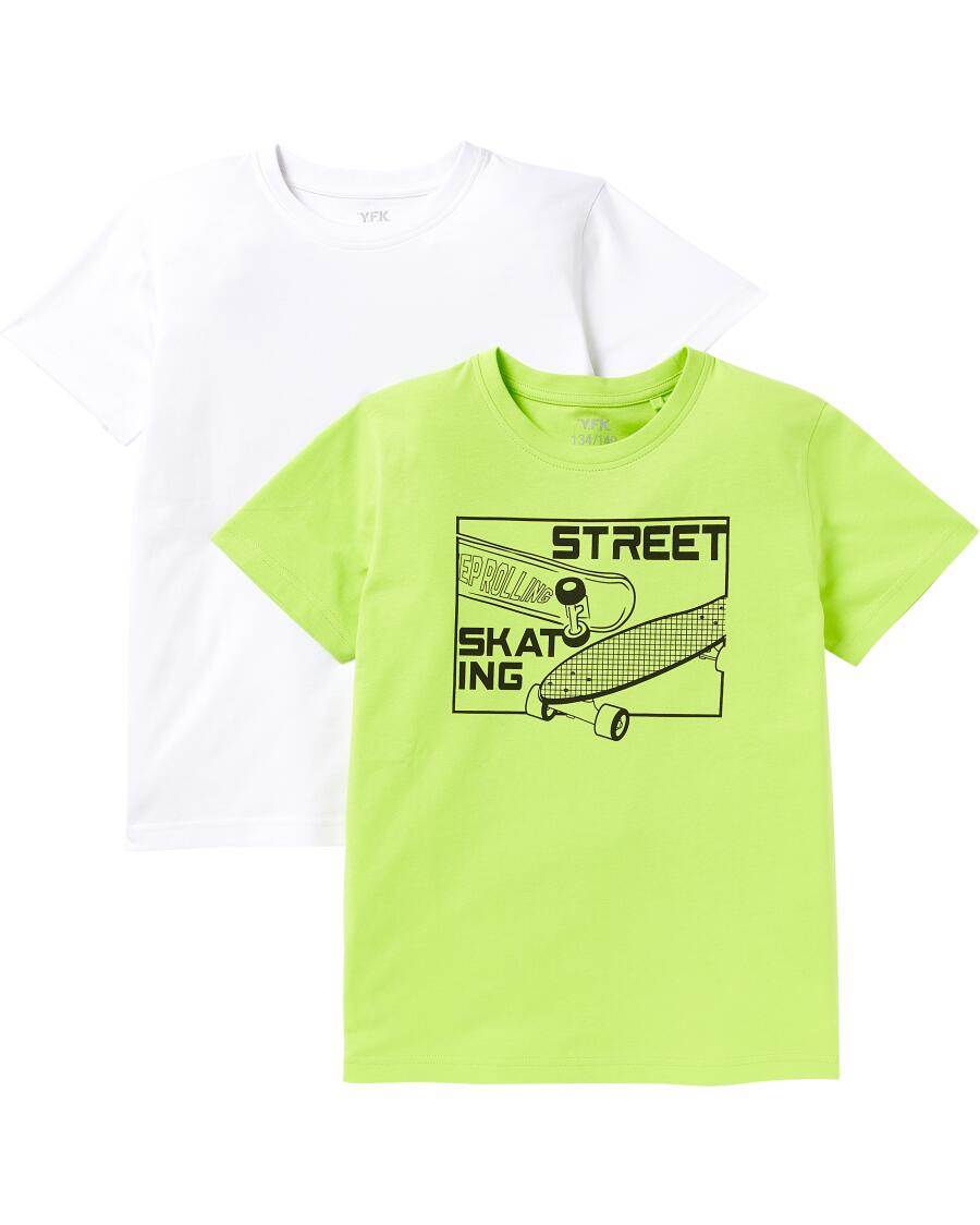 T-Shirts Skating limette