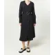 Midi-jurk met riem
