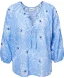 Bluse mit Glitzergarn