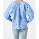 Bluse mit Glitzergarn