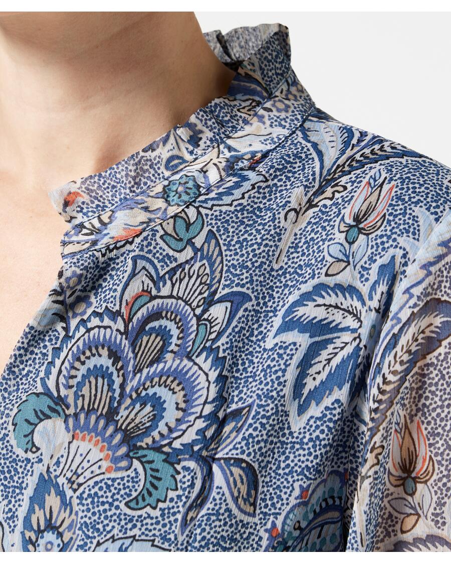 Sukienka midi Paisley Janina, V-dekolt