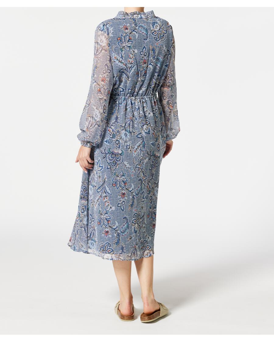 Sukienka midi Paisley Janina, V-dekolt