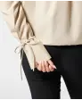Bluse mit Leinenanteil