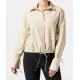 Bluse mit Leinenanteil