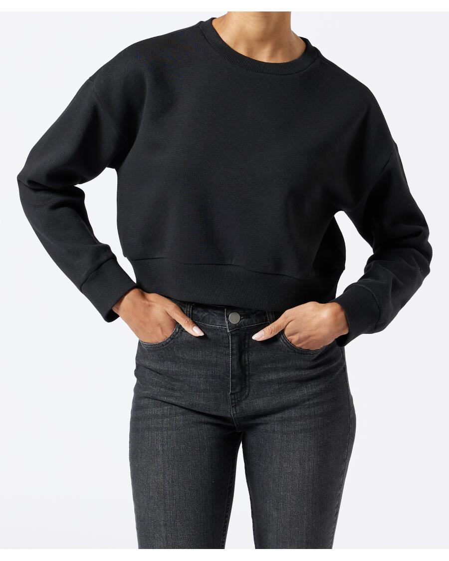 Sweatshirt schwarz