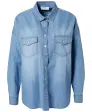 Jeansbluse mit Brusttaschen