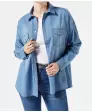 Jeansbluse mit Brusttaschen