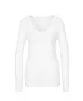 Wit shirt met lange mouwen