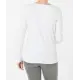 Weißes Langarmshirt