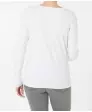 Wit shirt met lange mouwen