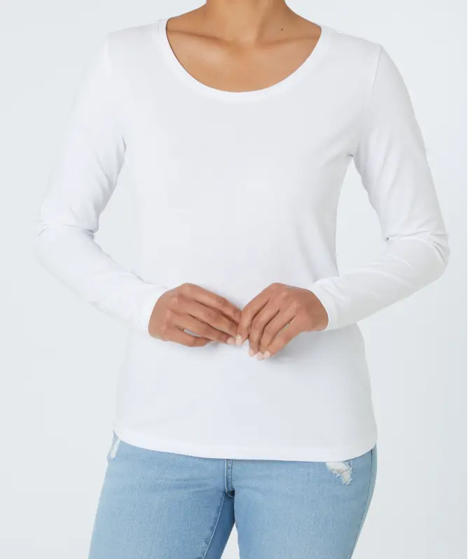 Basic Langarmshirt