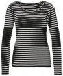 Gestreiftes Langarmshirt