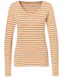 Gestreiftes Langarmshirt