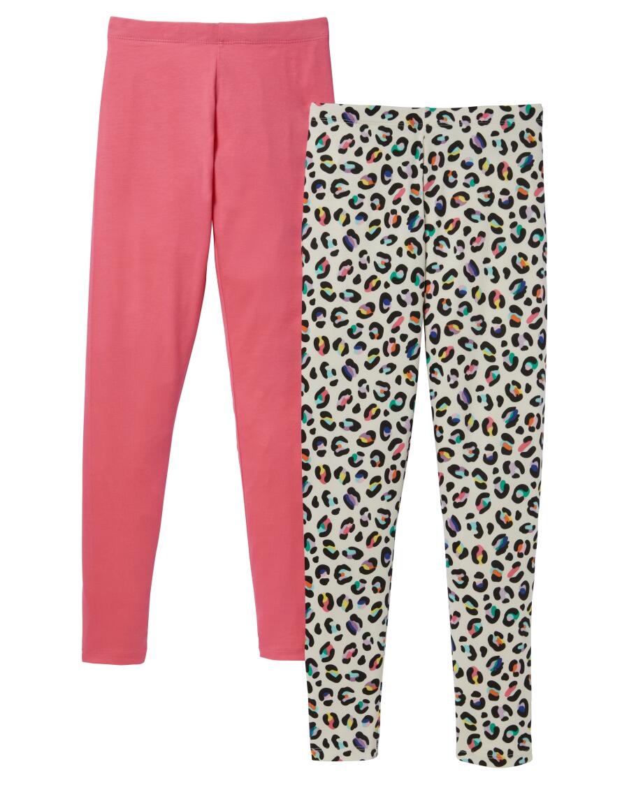 Leggings Leo cremefarben/rosa