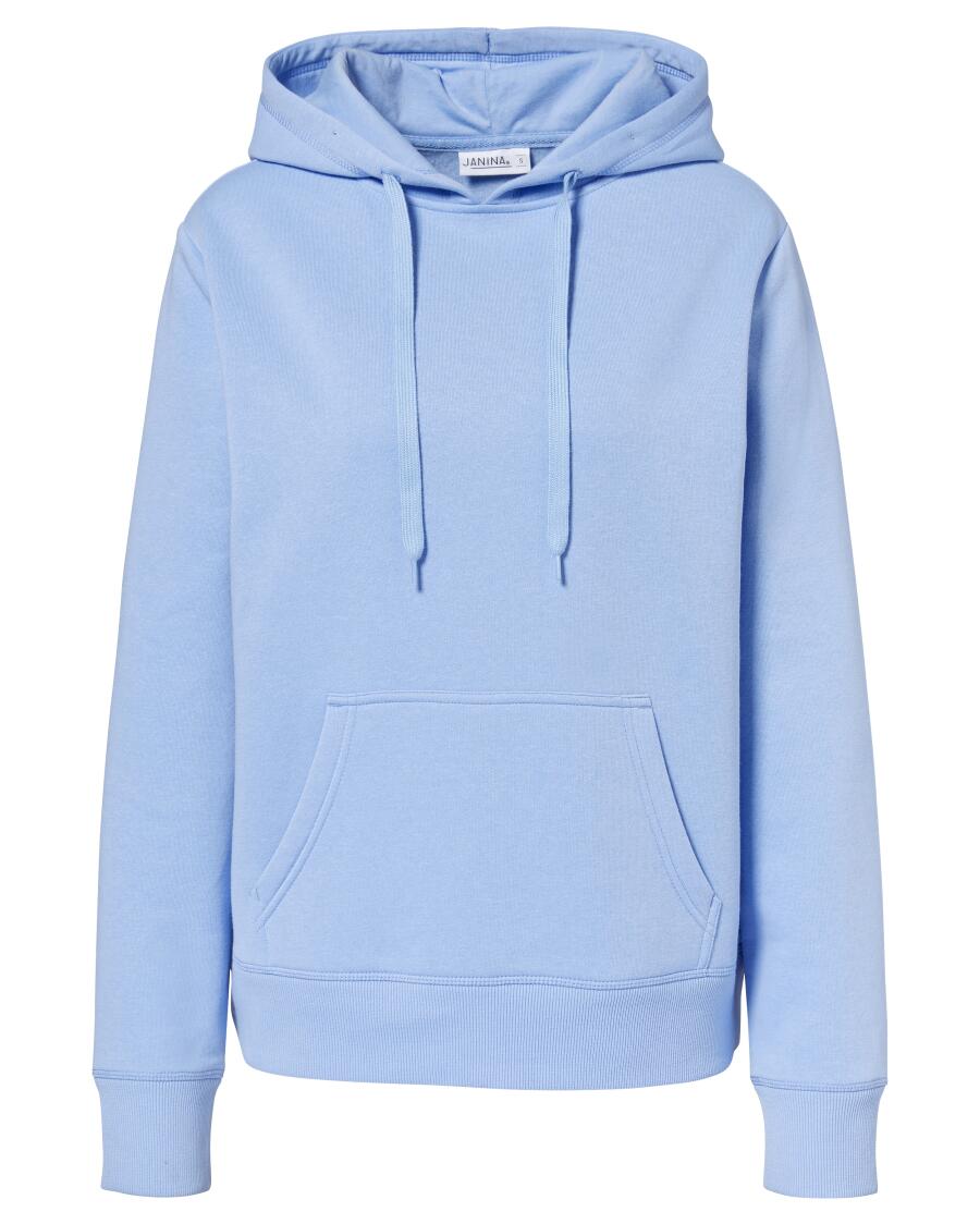 Bluza z kapturem basic Janina, kieszeń kangurka