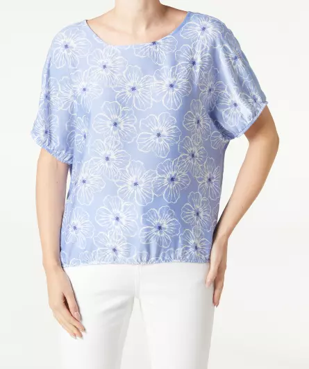 Blouse shirt met bloemen