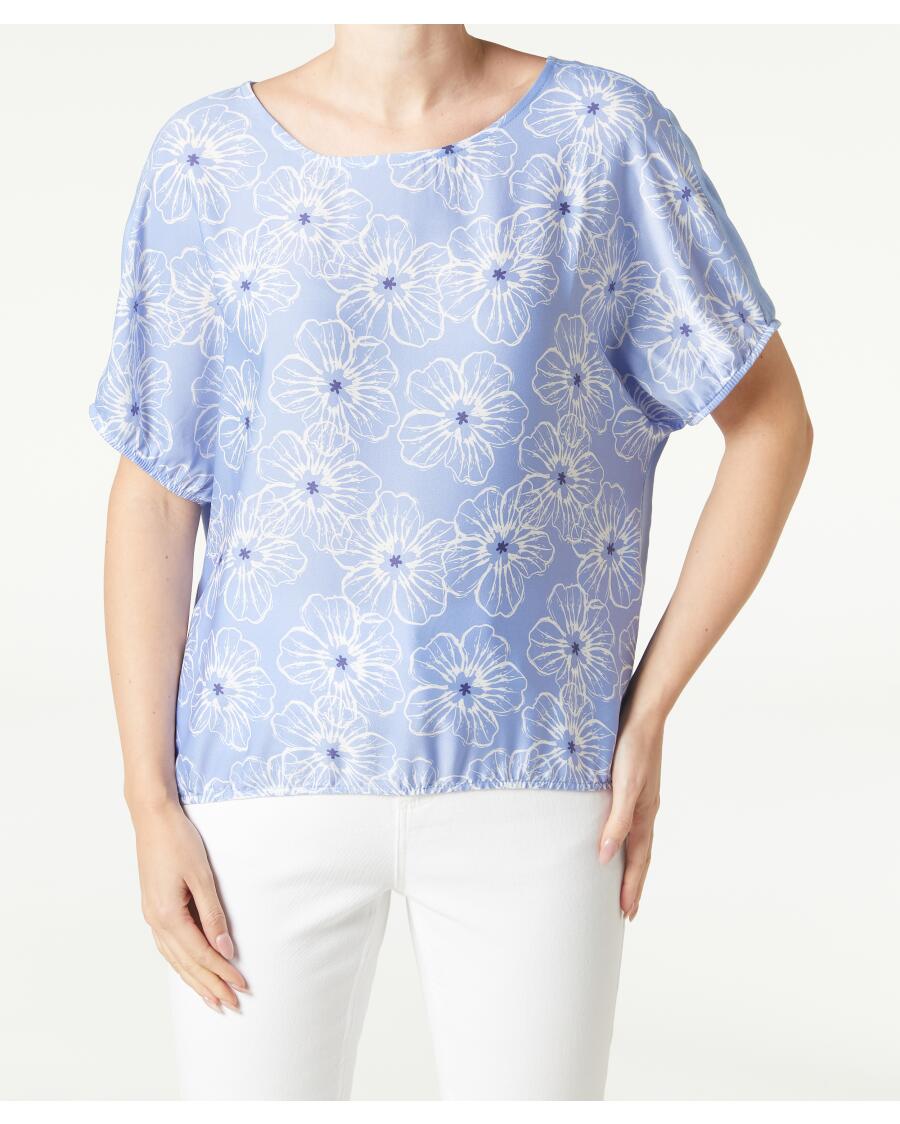 Blouse shirt met bloemen bloemenprint