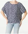 Blouse shirt met vleermuismouwen