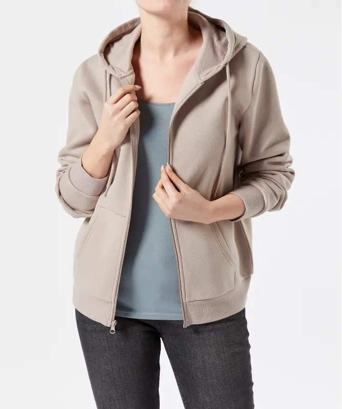 Sweatjacke, innen angeraut