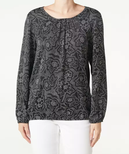 Bluse mit Blumenmuster