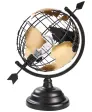 Metalen LED-Wereldbol