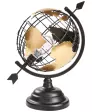 Metalen LED-Wereldbol