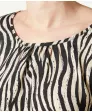 Bluse mit Zebramuster