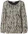 Bluse mit Zebramuster