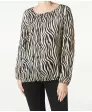 Bluse mit Zebramuster