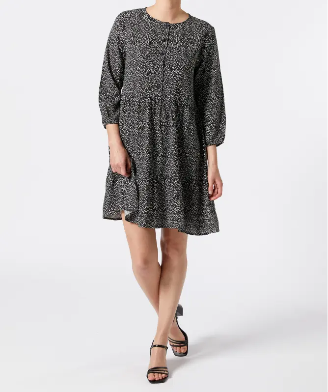 Midikleid aus Viskose