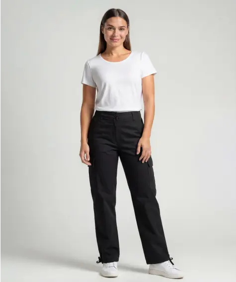 Cargohose High-waist