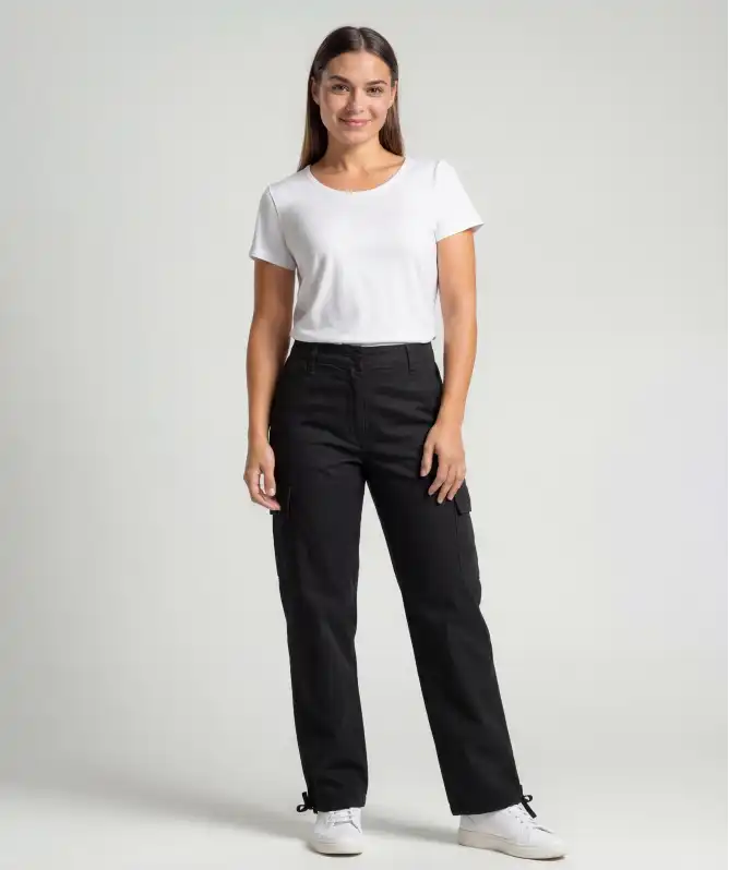 Cargohose High-waist