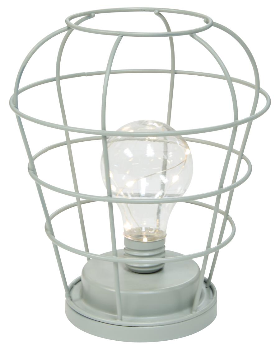 Lampka dekoracyjna LED z żarówką ok. 15 x 15 x 19 cm