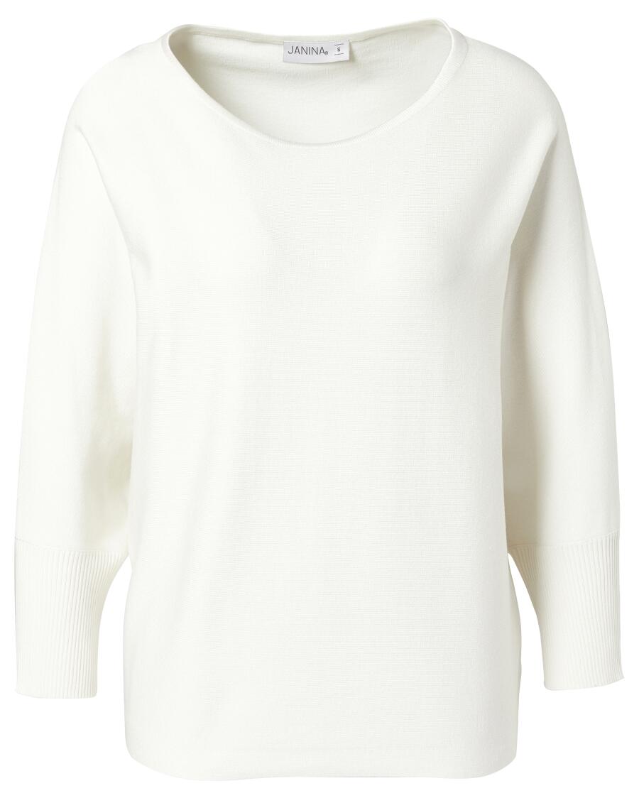 Sweter z cienkiej dzianiny Janina, okrągły dekolt