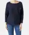 Feinstrickpullover dunkelblau