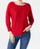 Feinstrickpullover rot