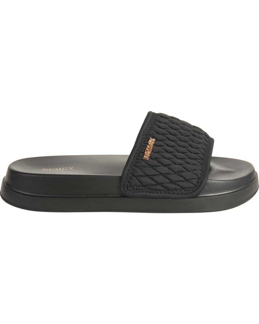 Modische Slipper schwarz
