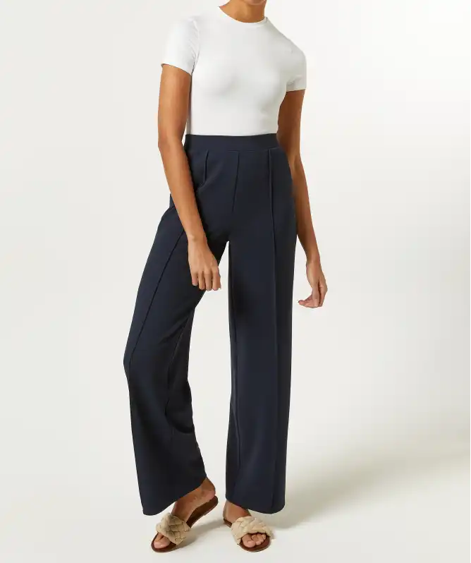 Palazzohose mit Biesen