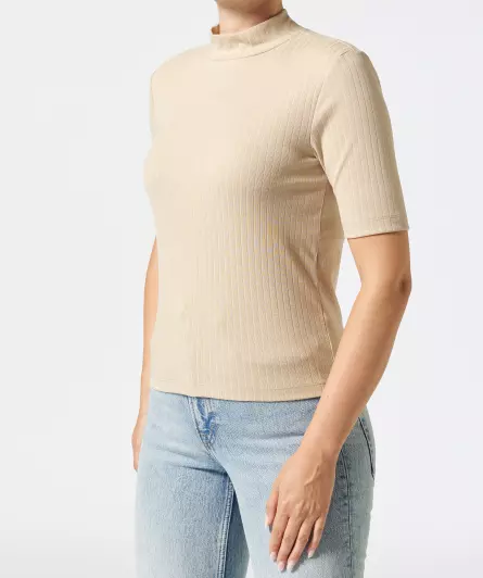 Shirt mit Stehkragen