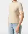 Shirt mit Stehkragen hellbraun